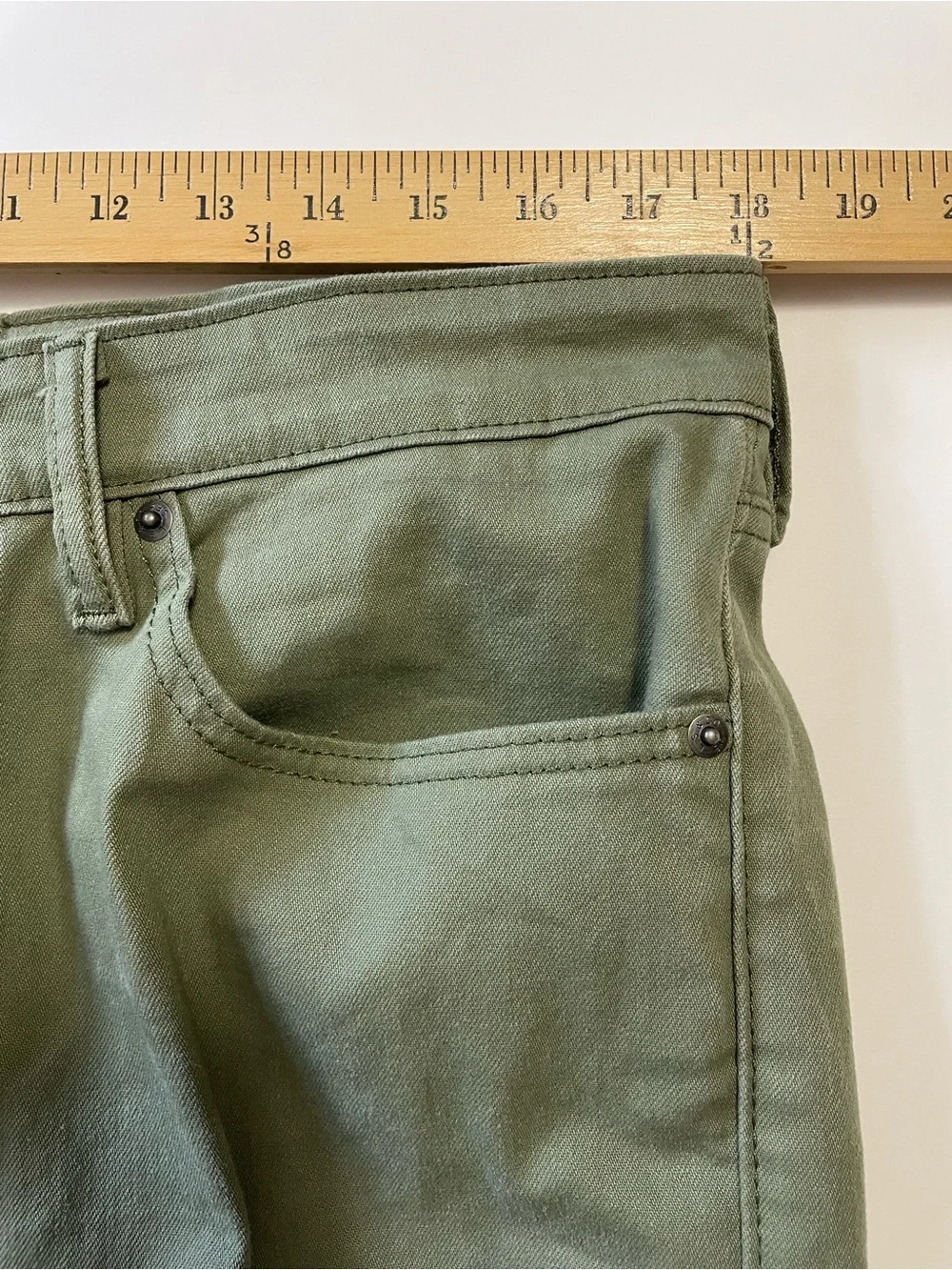 Levi's 511 Commuter Jeans Olive Green Slim 36x34